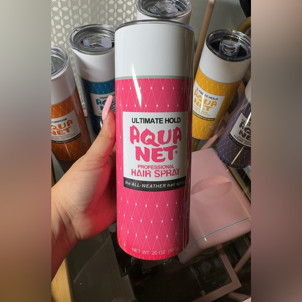 Aqua Net Pink Tumbler 20oz (pink)
